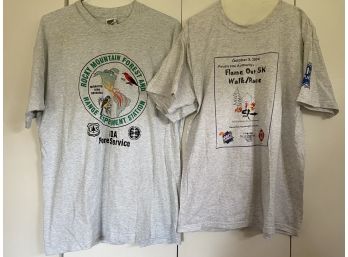 Two Nice & Soft Vintage Gray T-shirts