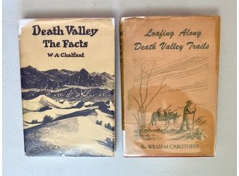 2 Vintage Death Valley Books Including Author Autographed Copy