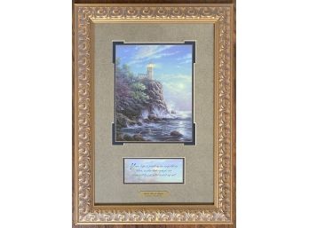 Split Rock Light With Thomas Kinkade Quote