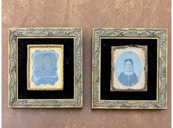 Two Antique Frames Portraits