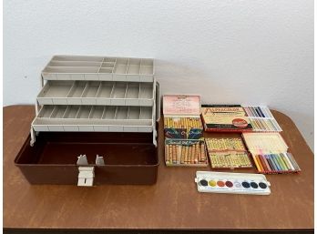 Artist Tool Kit Wit Pastels And Watercolors