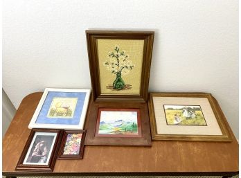 Collection Of Small Framed Art