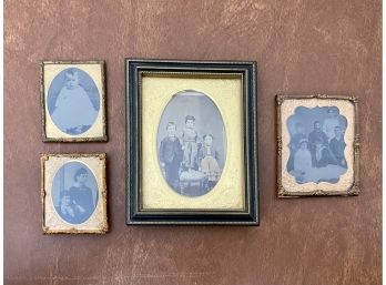 Four Antique Framed Photos