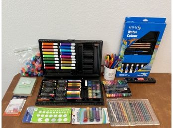 Large Grouping Of Artist Supplies