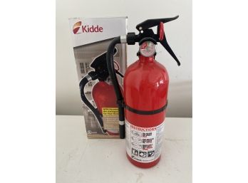 A Home Sized Kidde Fire Extinguisher With Box