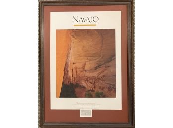 Framed Navajo Cliff Dwellings Poster From Southwest Parks And Monuments Association