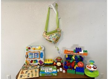 Lot Of Baby Toys And Jumper Swing