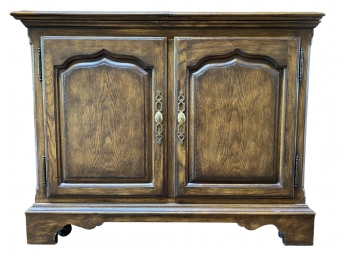 A Nice Drexel Sideboard With Sliding Buffet Serve Top