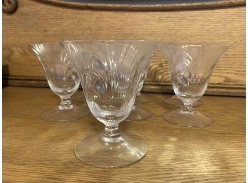 A Collection Of 7 Small Cordial Glasses