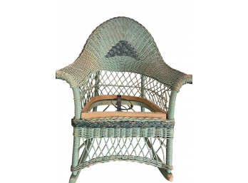 A Project Piece! Genuine Wicker Children's Rocking Chair