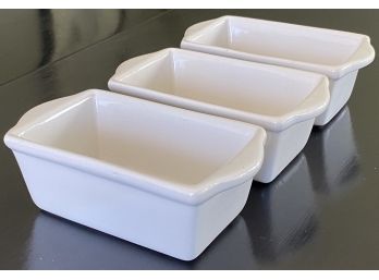 Three Small Square Baking Dishes