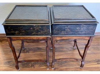 Pair Of Ethan Allen Side Tables