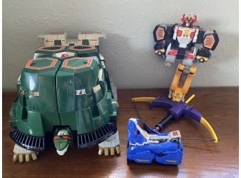Collector's Unused Mighty Morphin Power Rangers Tor The Shuttle Zord With Box