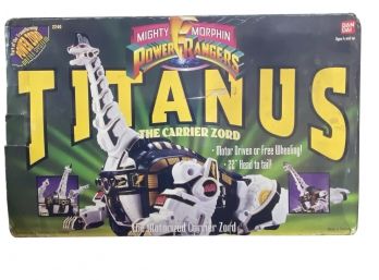 New In Box Collector's Mighty Morphin Power Rangers New In Box Titanus The Carrier Zord By Ban Dai