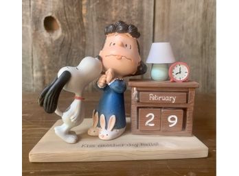 New! ' Kiss Another Day Hello' Peanuts Perpetual Calendar