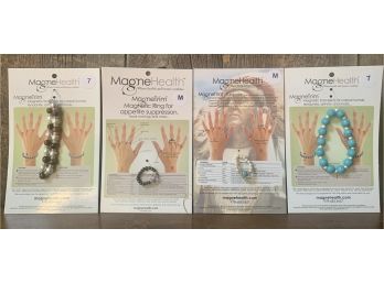 New! Magnehealth Therapy Bracelets & Rings