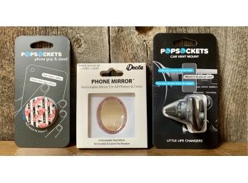 New! 3 Pc. Cellphone Accessories