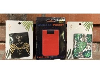 New! Adhesive Phone Pockets