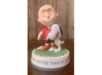 New! Peanuts 'Nothing Better Than Us' Figurine