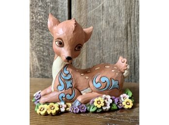 New! Jim Shore 'Flower Bed Fawn'