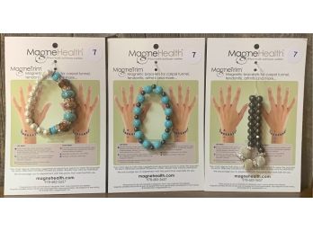 3 New Magnehealth Bracelets 7'