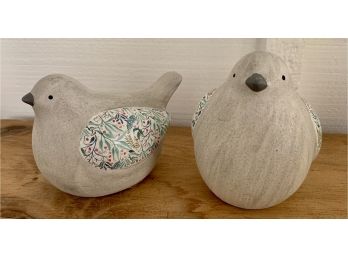 New! Ceramic Bird Pair