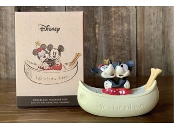 NIB Disney Hallmark ' Life Is But A Dream' Porcelain Figurine
