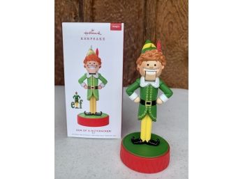 New! 2019 Hallmark Keepsake Elf Son Of A Nutcracker Christmas Ornament With Sound