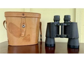 Vintage CEZ Binoculars In Leather Case