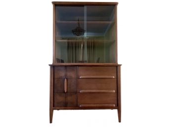MCM China Cabinet With 3 Drawer Storage By Stanley