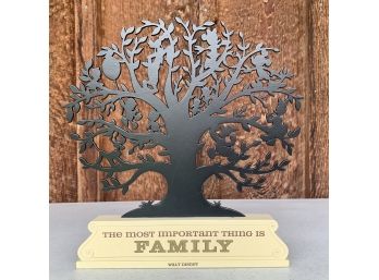 New! Disney Hallmark 'the Most Important Thing Is Family' Decorative Wood Plaque