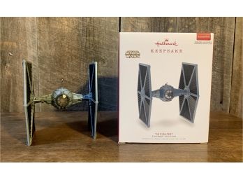 NIB 2018 Hallmark Keepsake Star Wars 'Tie Fighter' Ornament