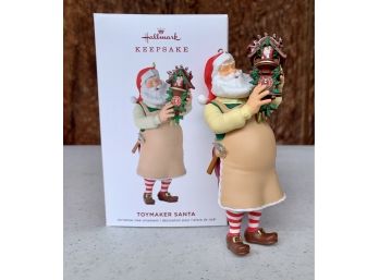 NIB 2019 Hallmark Keepsake 'Toymaker Santa' Christmas Ornament