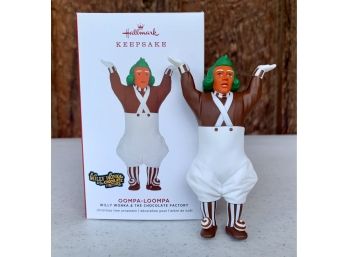 NIB 2019 Hallmark Keepsake Willy Wonka & The Chocolate Factory 'Oompa Loompa' Ornament