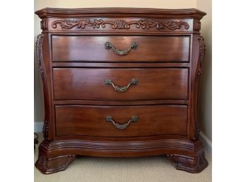 Large Ornately Carved Night Stand
