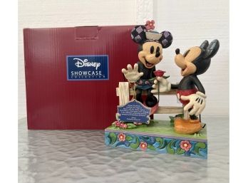 NIB Disney Showcase Collection By Jim Shore 'Blossoming Romance' Figurine