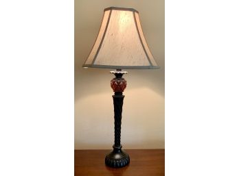Table Lamp With Silk Shade