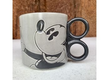 New! Disney Halmark Gray/Black Mickey Mug