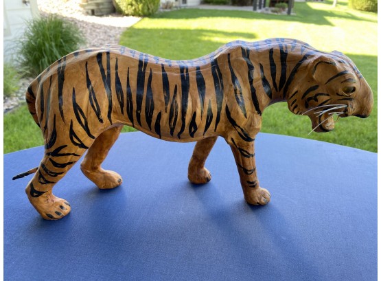 Mid Century Resin Tiger Figure