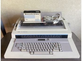 Xerox 6015 Memory Writer Typewriter W/manual