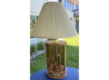 Glass & Wood Lamp