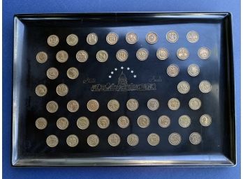 Courac Products Mid Century Modern State Seals Coins