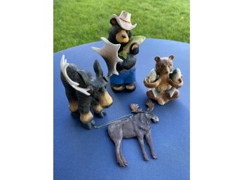Lot Of 4 Woodland Creatures