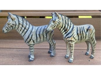 Wooden Zebras