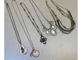 Lot Of Costume Jewelry- 5 Necklaces