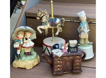 An Assortment Of 4 Music Boxes