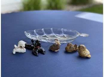 Miniature Lot Of 6 Animal Figurines