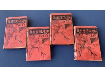 A Collection Of Antique Leatherstocking Tales Books