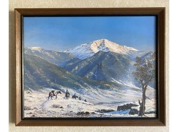 Pikes Peak Symbol Of The West By James Disney 1967