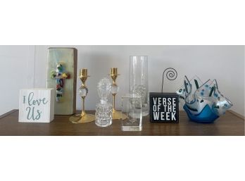Collection Of Home Decor- 9Pc.